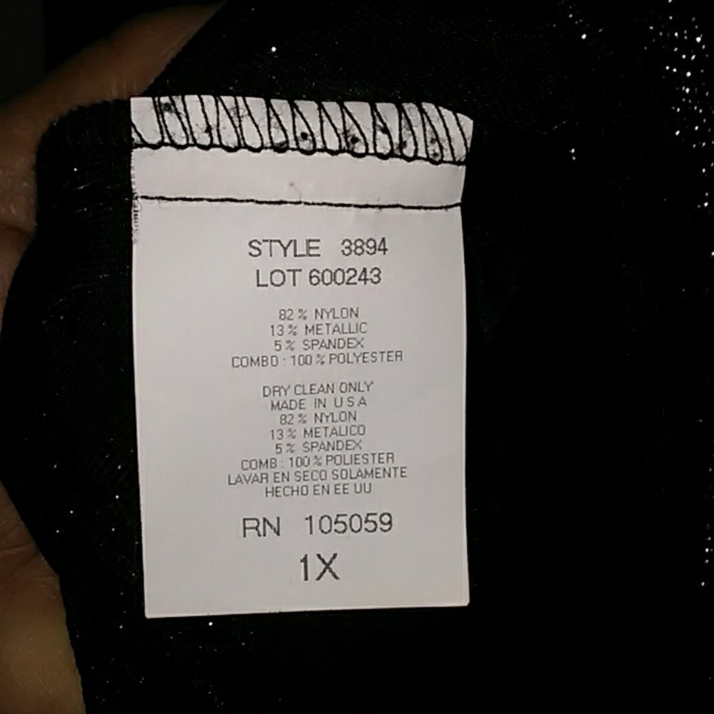 Women's Metallic Shell Top - Picture 5 of 5